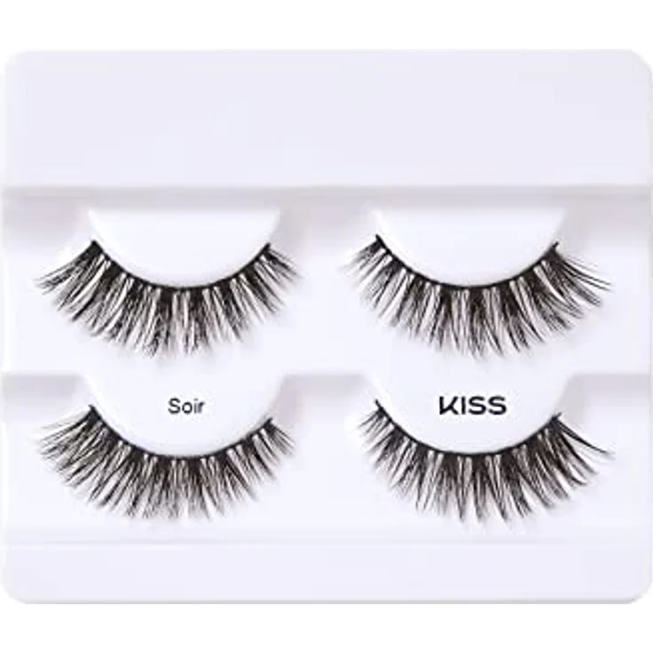 KISS LASH COUTURE DOUBLE PACK - Soir, Faux Mink Wimpern, knotenfreies Wimpernband, vegan und tierversuchsfrei – Bild 5