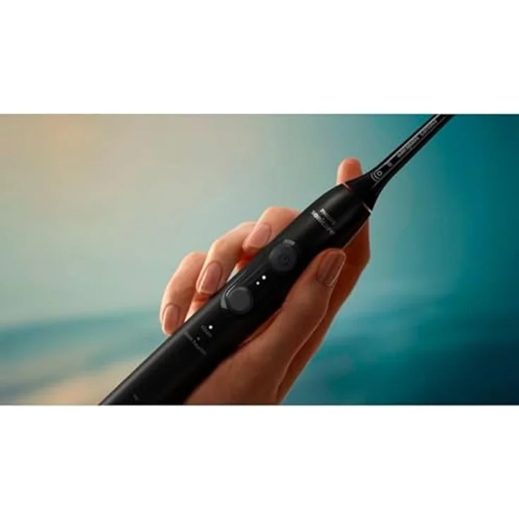 Philips Sonicare 4100 HX4042/52, elektrische Schallzahnbürste mit Plaque-Entfernung, schwarz – Bild 6