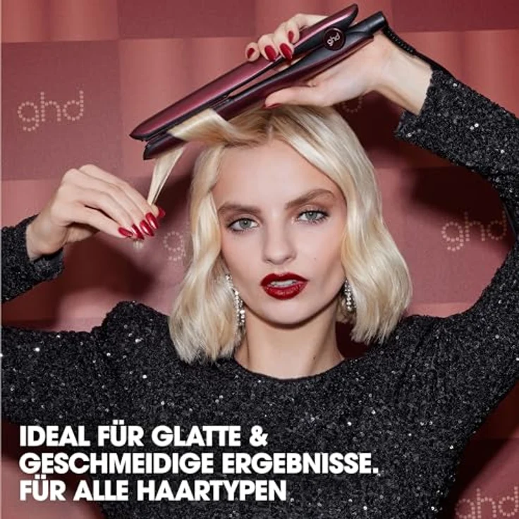 ghd gold® Styler Geschenkset, Glätteisen mit Dual-Zone Technologie, inklusive Paddle Brush und Hitzeschutz-Tasche – Bild 6