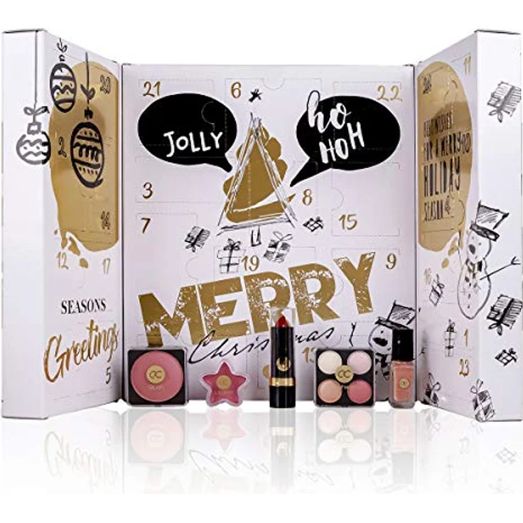 Accentra Beauty Adventskalender Dekorative Kosmetik Gold Buchförmig aufklappbar, für Frauen, Damen – Bild 2