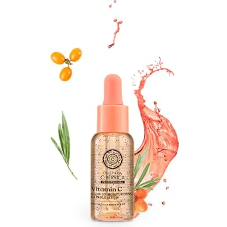 Natura Siberica Oblepikha C-Berrica Vitamin-C Gesichtsserum 30ml, antioxidativ und feuchtigkeitsspendend
