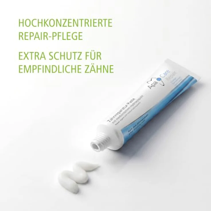 ApaCare Repair Zahnreparaturpaste mit flüssigem Zahnschmelz HAP, intensive Zahnreparatur für hellere Zähne, 2x30ml, fluoridfrei – Bild 2