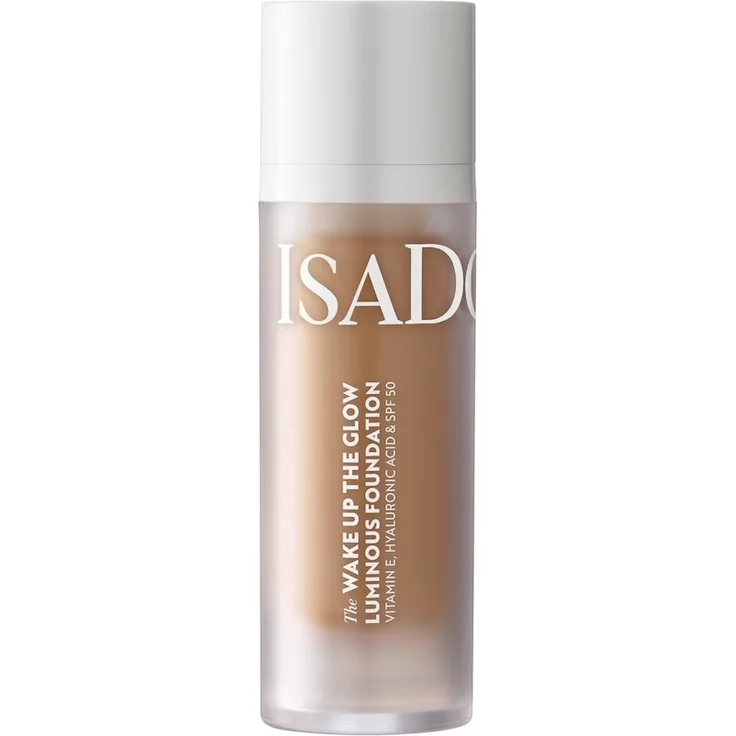 IsaDora The Wake up The Glow Luminous Foundation, 30 ml - Farbe 5N Neutral, für einen strahlenden Teint