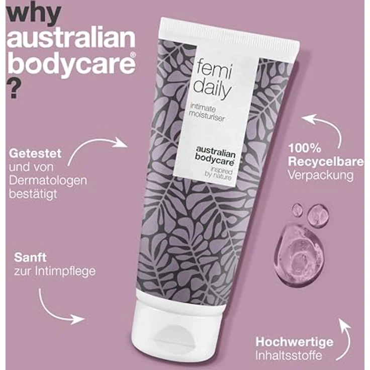 Australian Bodycare Tea Tree Oil Femi Gel, Intimgel für Damen mit langanhaltendem Frischegefühl, 200 ml – Bild 4