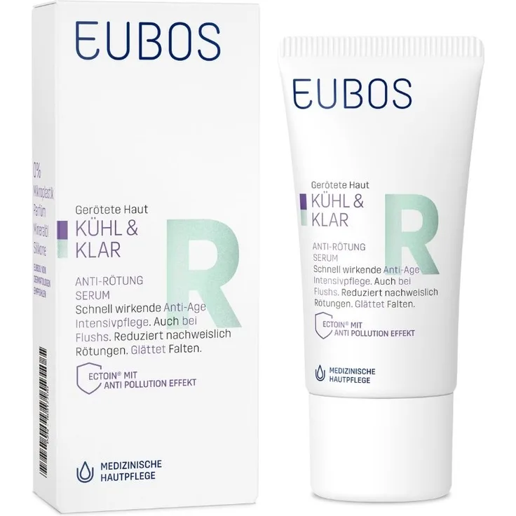 EUBOS Eubos Kühl & Klar Anti-Rötung Serum, 30 ml Konzentrat zur Hautpflege
