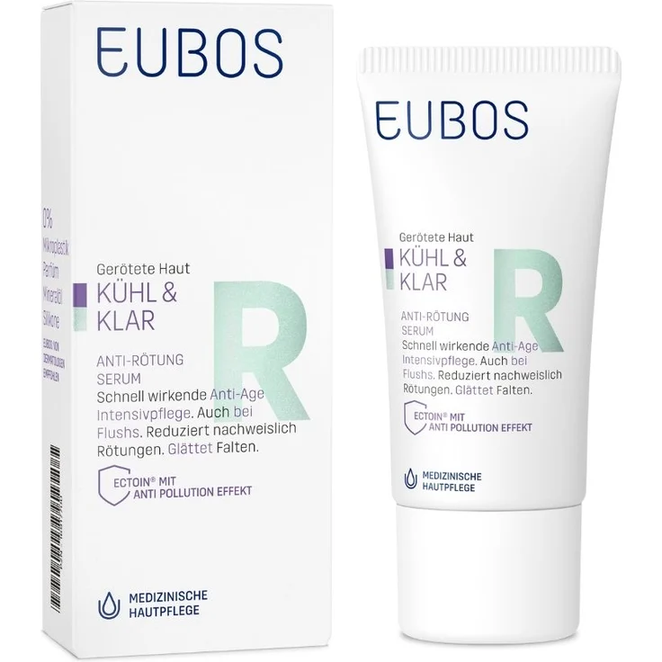 EUBOS Eubos Kühl & Klar Anti-Rötung Serum, 30 ml Konzentrat zur Hautpflege