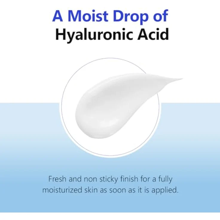 Isntree Hyaluronic Acid Aqua Gel Cream, Gesichtscreme mit 5 Hyaluronsäure-Typen für intensive Feuchtigkeit, 100 ml – Bild 6