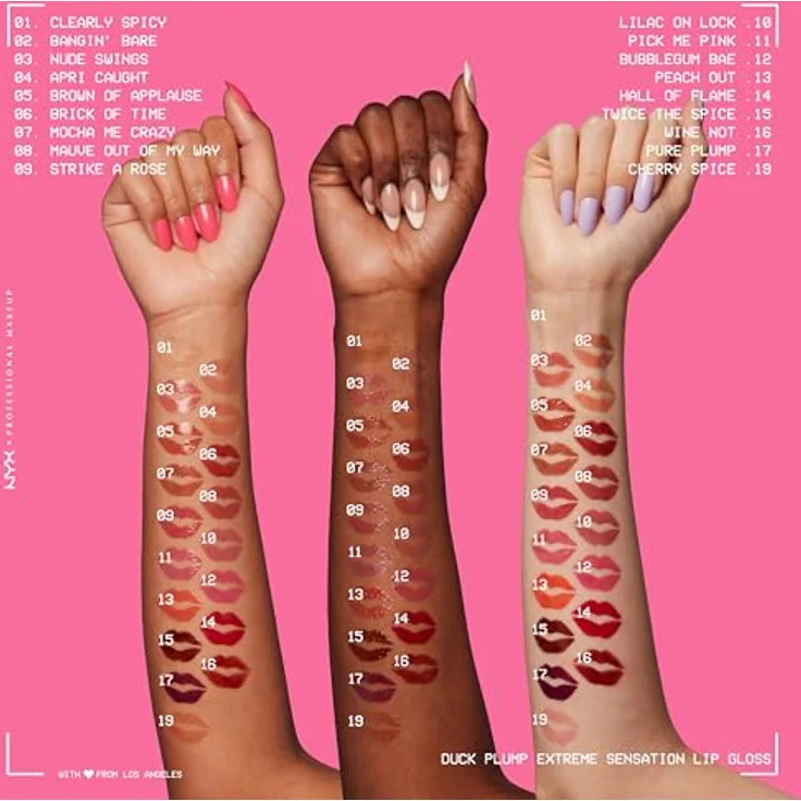NYX Professional Makeup Duck Plump Lipgloss, veganer Lipgloss mit glossy Finish, 7 ml, in 18 Farben erhältlich – Bild 5