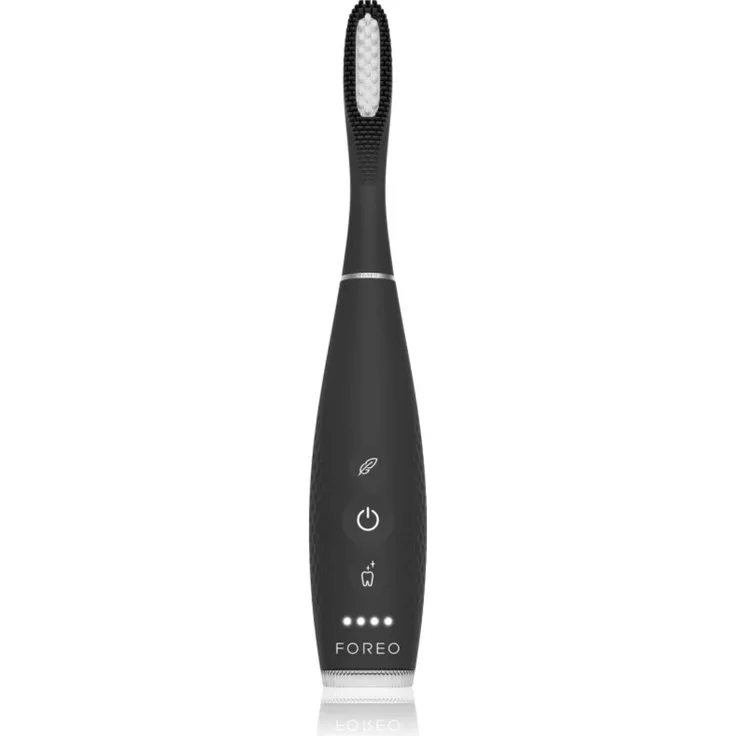 FOREO ISSA™ 4 Plus, Schallzahnbürste zur Plaque-Entfernung mit Drucksensor, schwarz