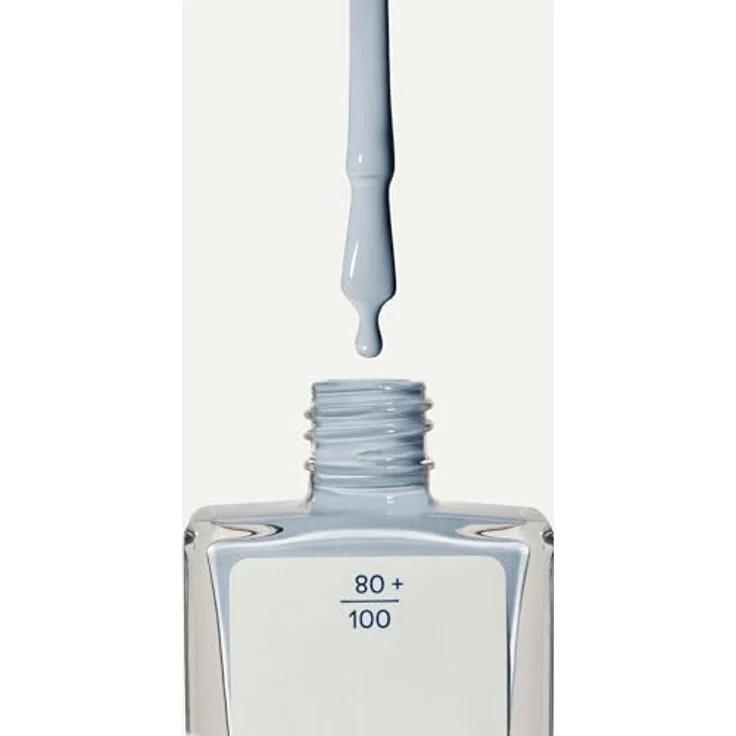 KORRES No No Nail Polish 72 Pastel Blue, veganer 10-Free Nagellack mit Gel-Effekt, hoher Deckkraft & splitterfester Haltbarkeit, 11 ml – Bild 2