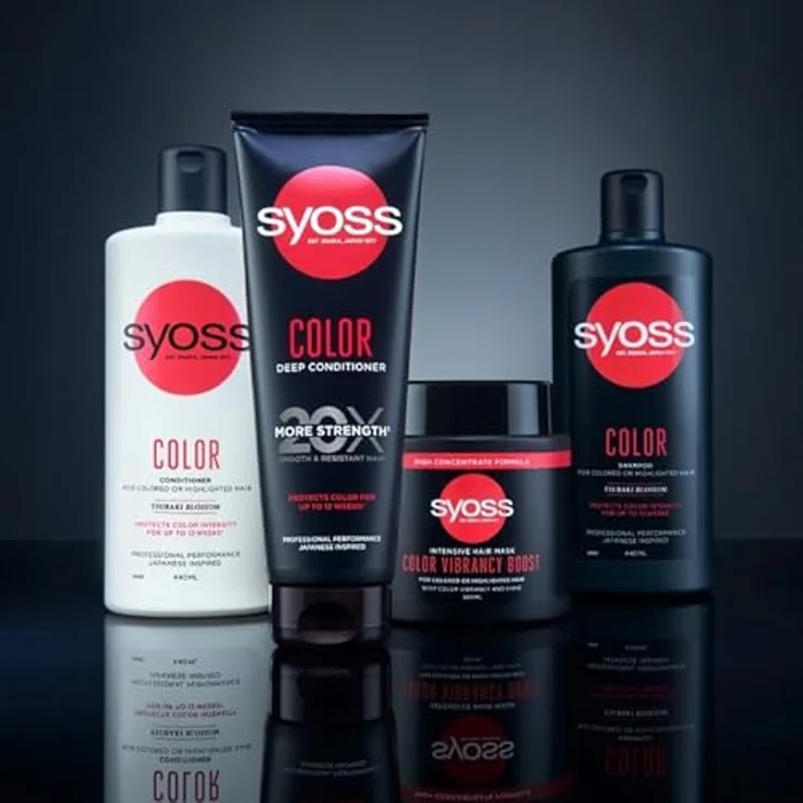 Syoss Color Intensive Conditioner für gefärbtes und gebleichtes Haar 250ml, Schutz bis zu 12 Wochen, Japan-Inspiration, 20x stärker, reichhaltige Formel - Syoss Intensiv-Konditionierer für Gefärbtes Haar 250 – Bild 3