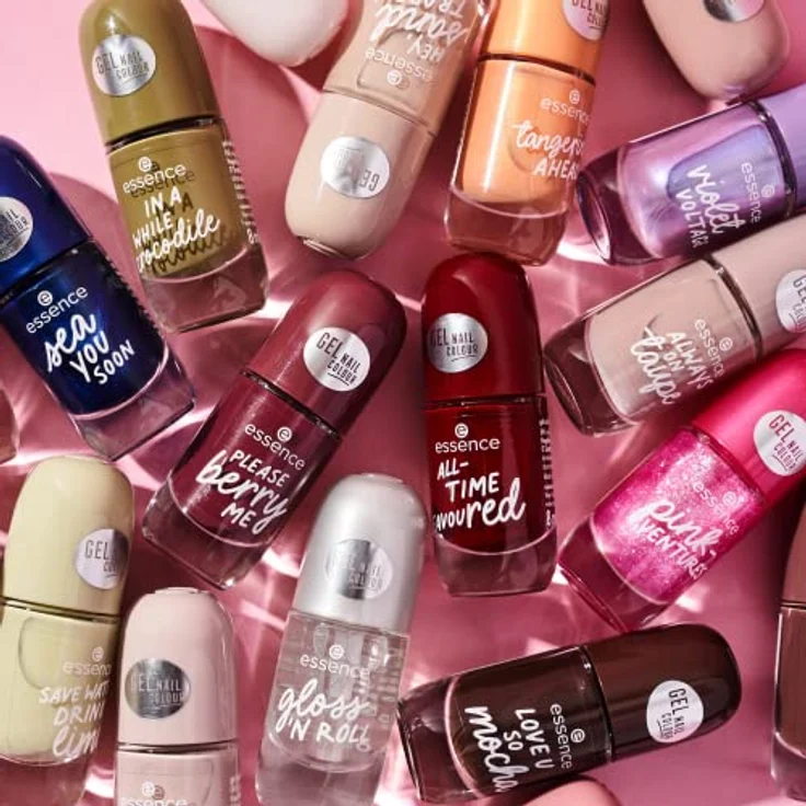 essence gel nail colour, Gellack, Nagellack, Nr. 14 ALL-TIME FAVOUred, rot, Expressergebnis, langanhaltend, farbintensiv, gelig, glänzend, ohne Aceton, vegan, Mikroplastik Partikel frei (8ml) – Bild 4