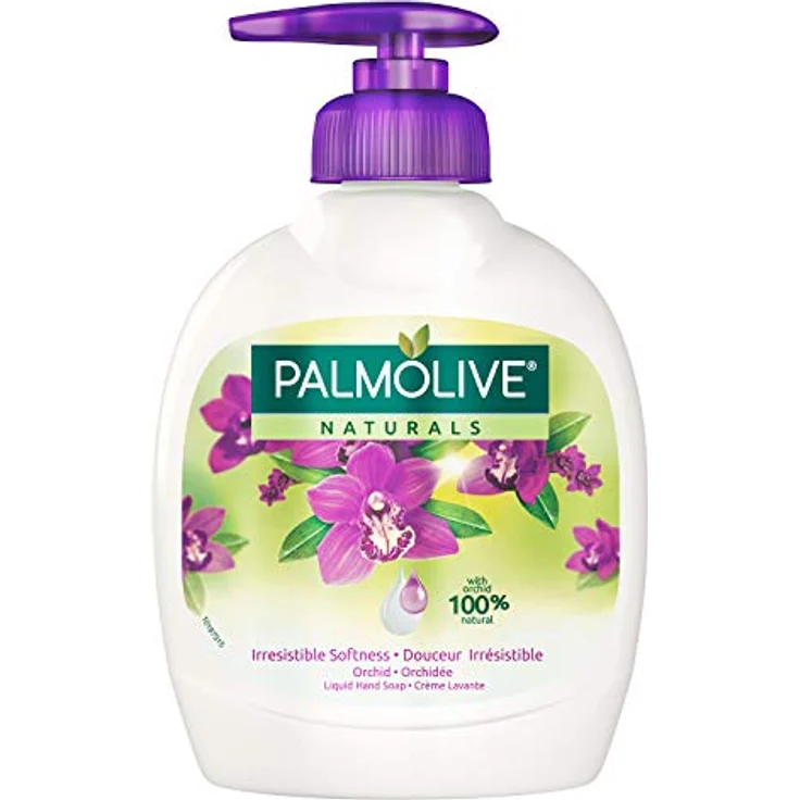 Palmolive Flüssig- Seife Wilde Orchidee, 3er Pack (3 x 300 ml) - 100% natürlichen Ursprungs, seifenfreie Formel, dermatologisch getestet – Bild 2
