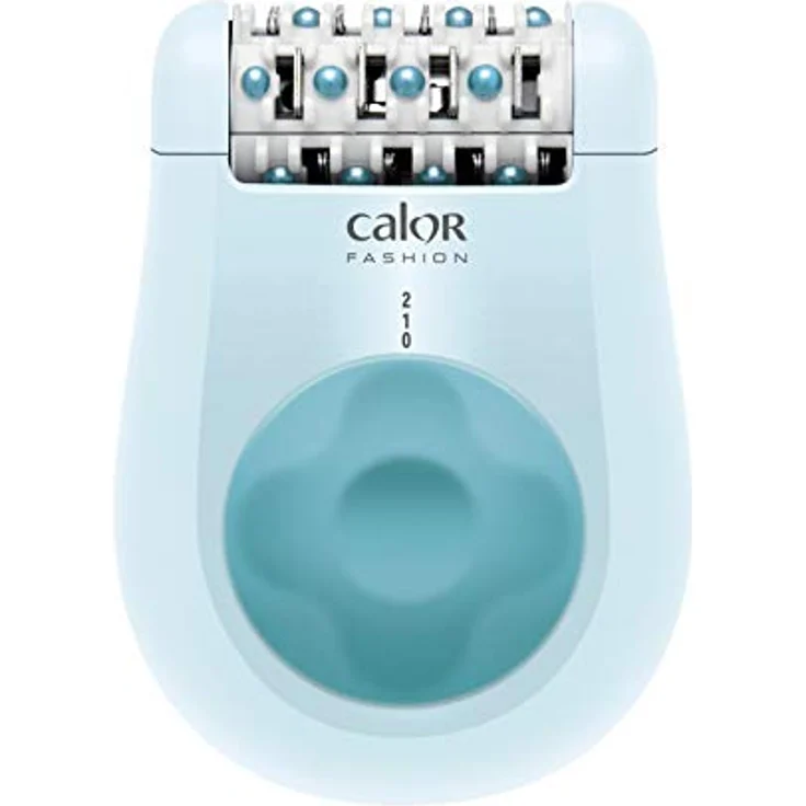 Calor EP1028C0, Epilierer mit 24 Präzisionspinzetten, 2 Geschwindigkeitsstufen, integrierte Massagefunktion, blau – Bild 1