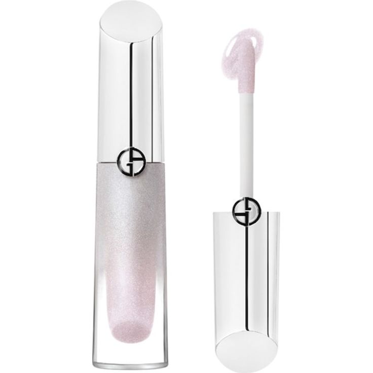 Armani Icy Plumper Lipgloss, Lippenpflege mit Hyaluronsäure und multidimensionalem Schimmer, 3,5 ml, zartes Lila