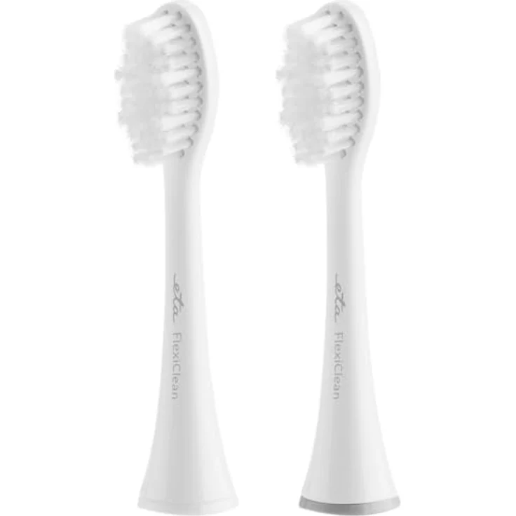 ETA Ersatzbürste FlexiClean I mittlere Härte, 2er Pack - ETA Schallzahnbürste Zubehör für Zahnzwischenraumpflege - kompatibel mit ETA x70790000I – Bild 2