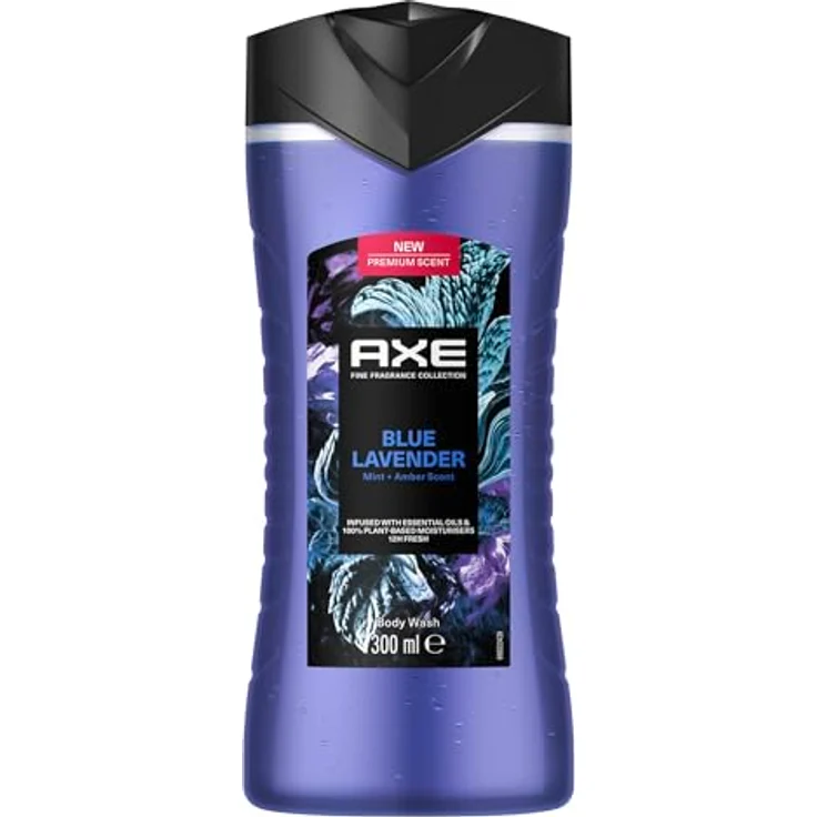 Axe Fine Fragrance Collection Duschgel Blue Lavender Premium Body Wash für 12H langanhaltende Frische 300 ml – Bild 1