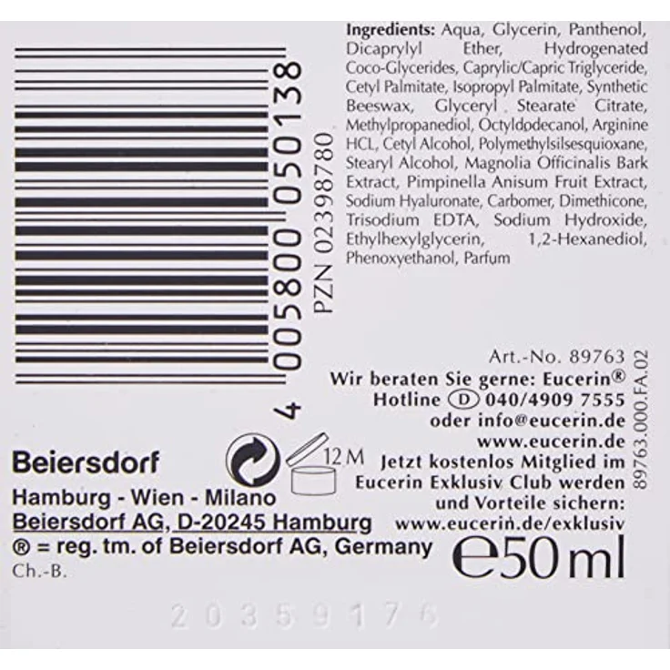 Eucerin Anti-Age Volume-Filler Nachtpflege Creme 50 ml – Bild 3