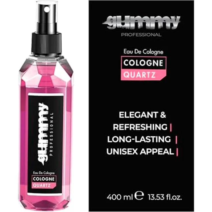 Gummy Gummy Quartz Eau de Cologne Spray 400ml, unisex After Shave mit mineralisch-frischem Duft, antibakteriell und erfrischend – Bild 1