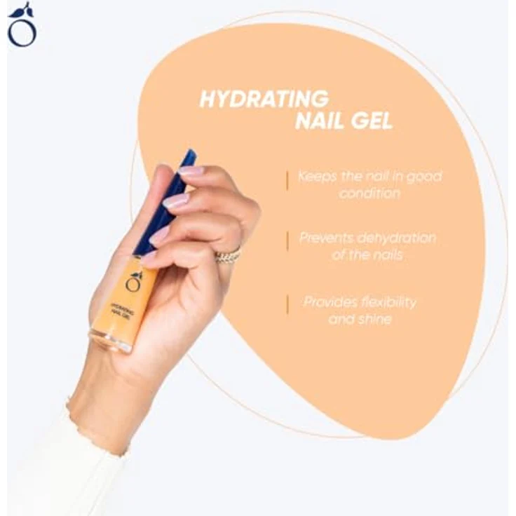 Herôme Hydrating Nail Gel, Nagellack für Damen mit D-Panthenol, blass beige, 10 ml – Bild 4