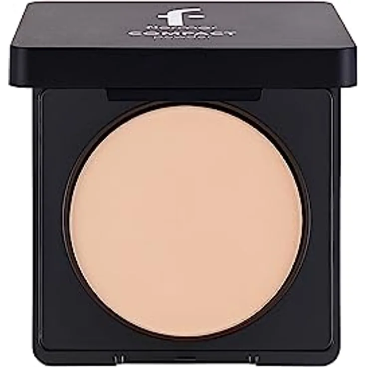 flormar Compact Powder, Kompaktpuder mit Matt-Effekt, Farbton 093 Natural Coral Beige, 11 g