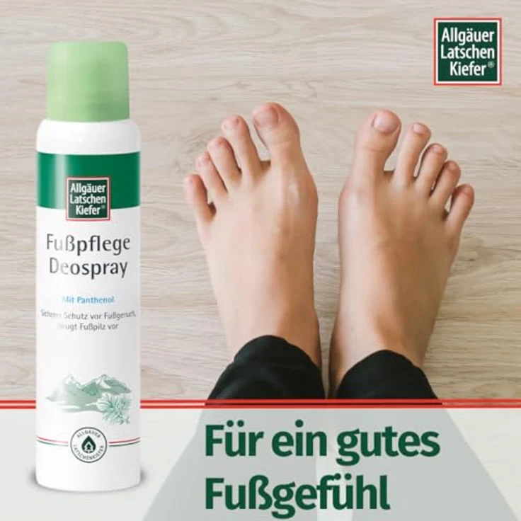 Dr. Theiss Naturwaren GmbH Latschenkiefer Fupflege Deospray, 100 ml, erfrischendes Fußpflege Deospray – Bild 3