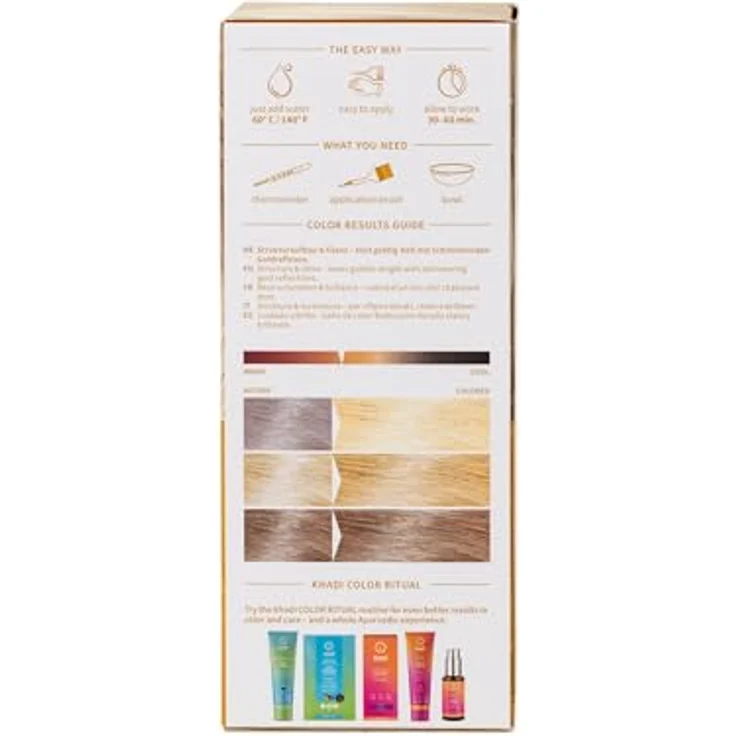 Khadi Pflanzenhaarfarbe Goldhauch 100 g – Bild 6