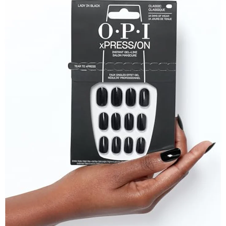 OPI xPRESS/ON künstliche Fingernägel Lady in Black 30 St. – Bild 4