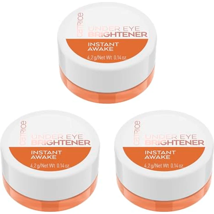 Catrice Under Eye Brightener, Augenpflege Nr. 030, Braun, aufhellend, pflegend, vegan, 3er Pack (3x4.2g) – Bild 1