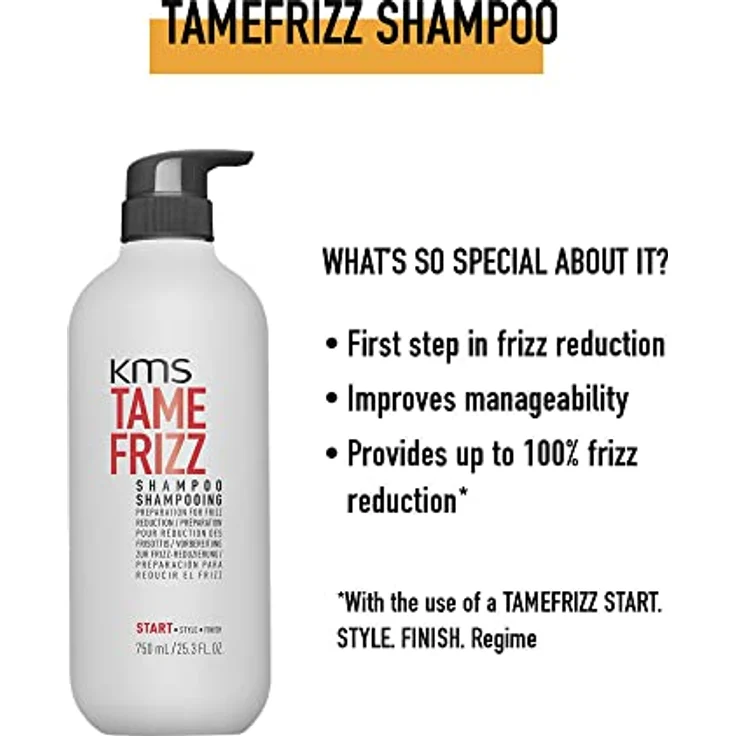 KMS Tamefrizz Shampoo 750 ml – Bild 3