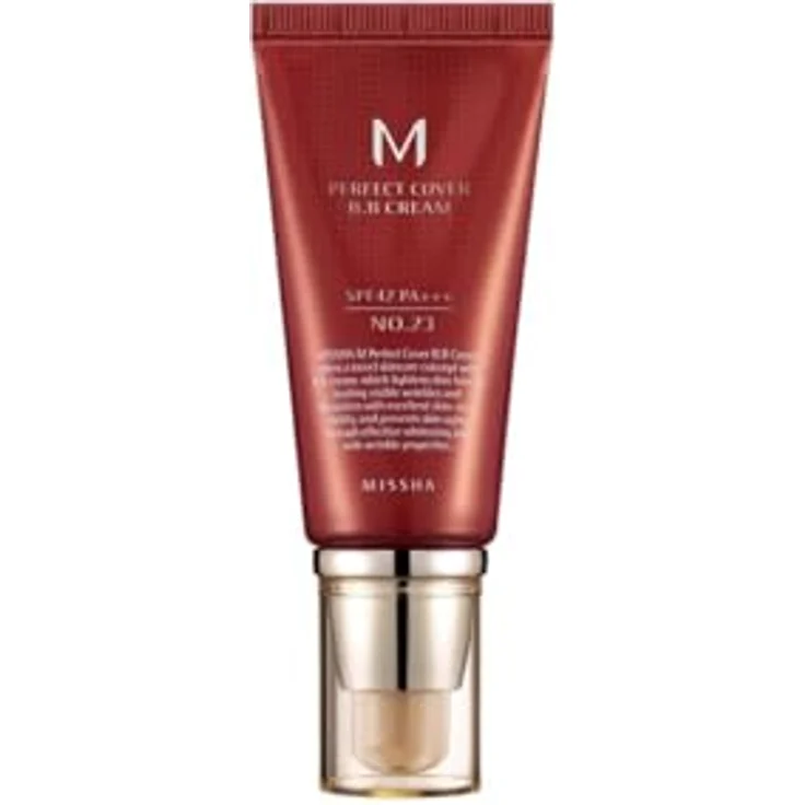 Missha M Perfect Cover BB Cream, Multifunktions-BB-Creme Nr. 23 Natural Beige, SPF 42, 20 ml – Bild 1