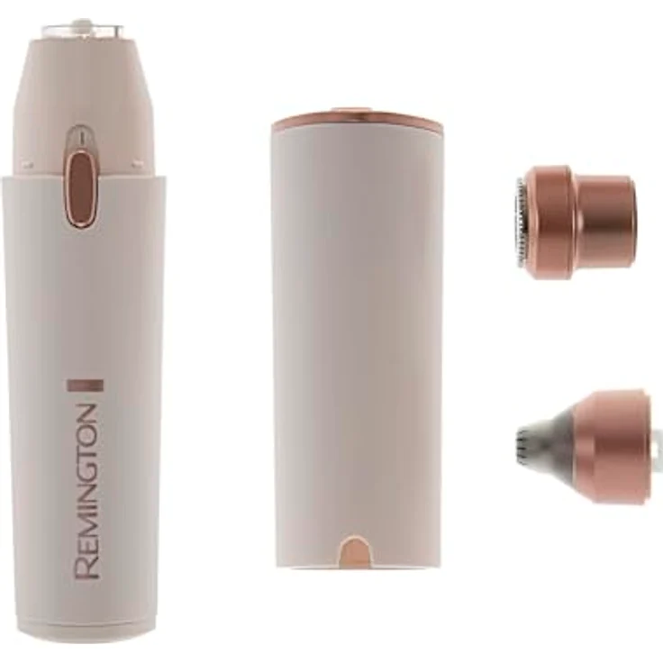 Remington BareMe WFS200, 2-in-1 Augenbrauenrasierer und Gesichtshaarentferner mit hypoallergenen Aufsätzen, USB-C Ladefunktion, wasserdicht – Bild 11