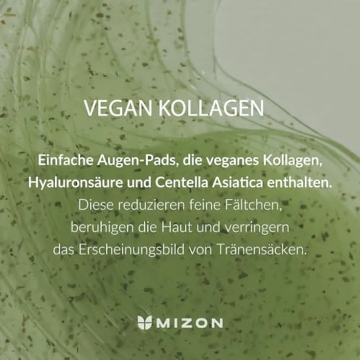 Mizon Phyto Plump Collagen Hydrogel-Pads, Augenpflege gegen Falten, 60x1,5 g, vegan – Bild 2