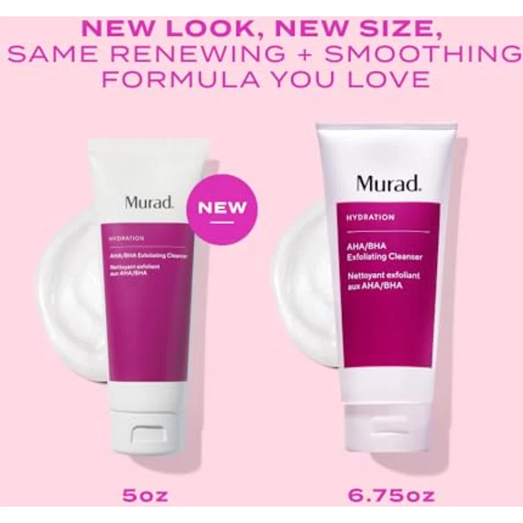 Murad AHA/BHA Exfoliating Cleanser, Gesichtsreinigung, Reinigungspeeling, 148 ml, für alle Hauttypen – Bild 5