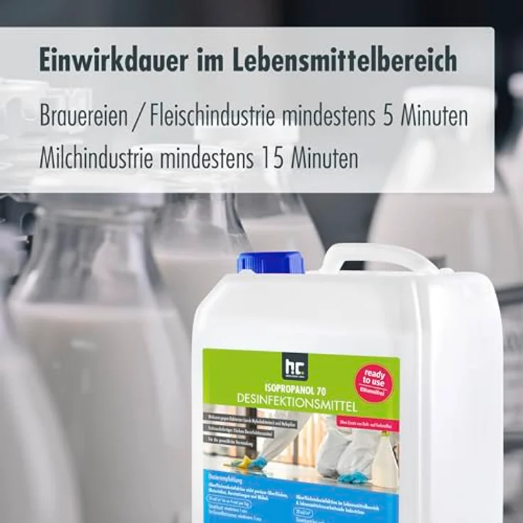 4 x 5 Liter Desinfektionsmittel für Hände & Flächen - anwendungsfertig – Bild 7