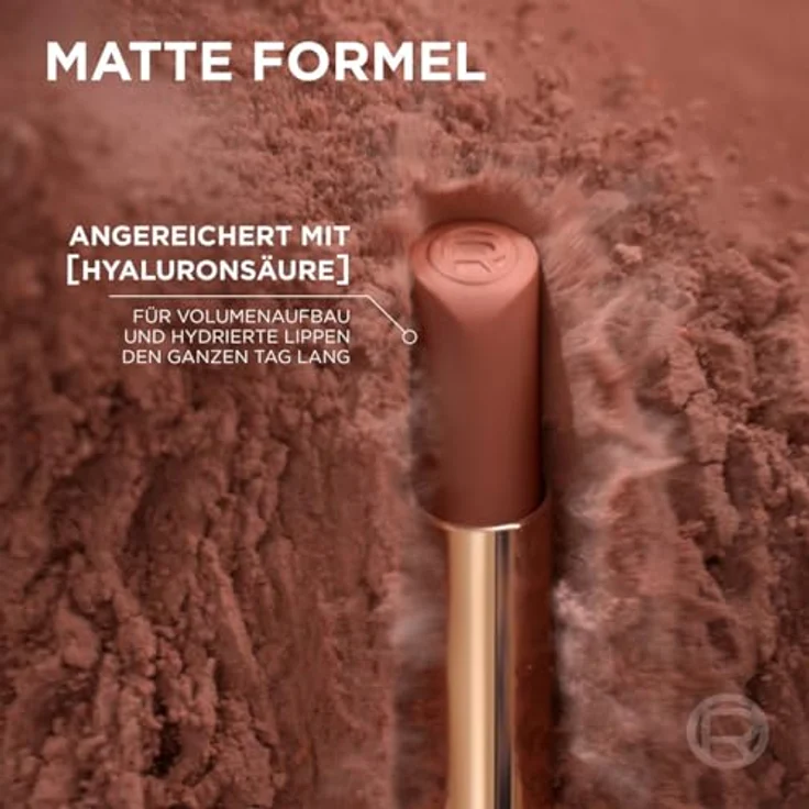 L'Oréal Paris Lippenstift für ein pudrig mattes Finish und 16 Stunden Halt, Color Riche Intense Volume Matte Nude, Farbe: 550 Le Nude Daring, 1.8 g – Bild 4