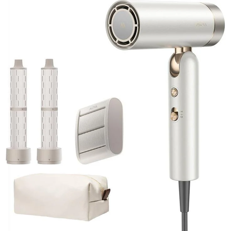 Mova Flip 10, Haartrockner mit 1400 W, Ionenfunktion, Cool Shot und Reiseetui