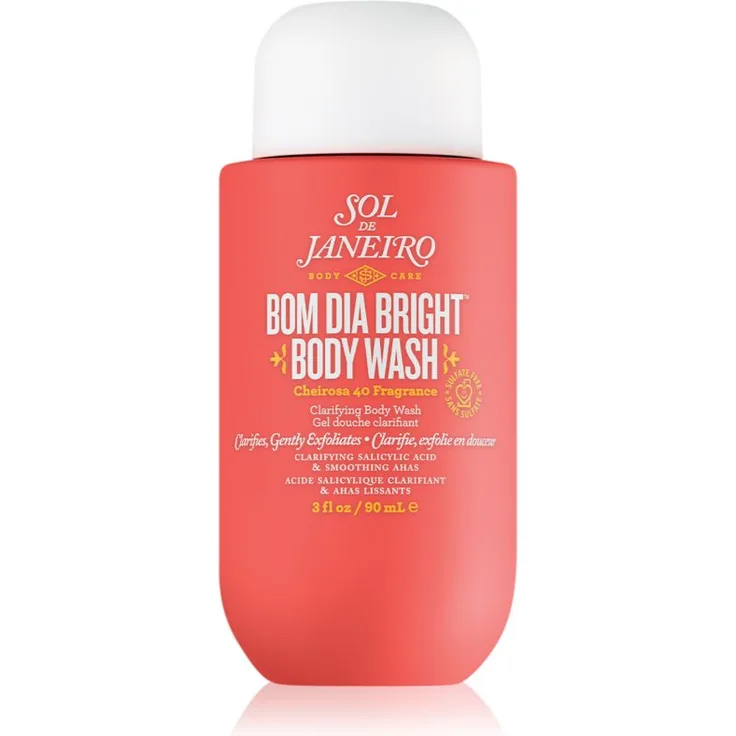 Sol de Janeiro Bom Dia™ Bright Body Wash, Peeling-Duschgel mit glättender Wirkung, 90 ml