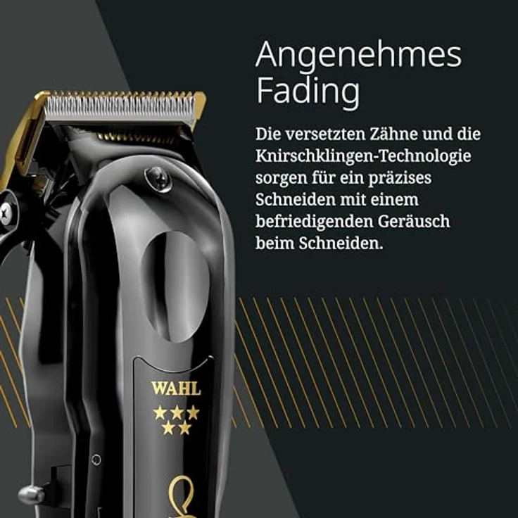 Wahl Cordless Magic Clip, Haarschneidemaschine für optimales Blending, kabellos und kabelgebunden, leistungsstarker Motor 6500 U/min, schwarz – Bild 7