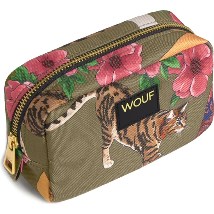 Wouf Daily Kulturbeutel, Necessaire 15 cm, Rot, 1 l aus hochwertigem Polyester