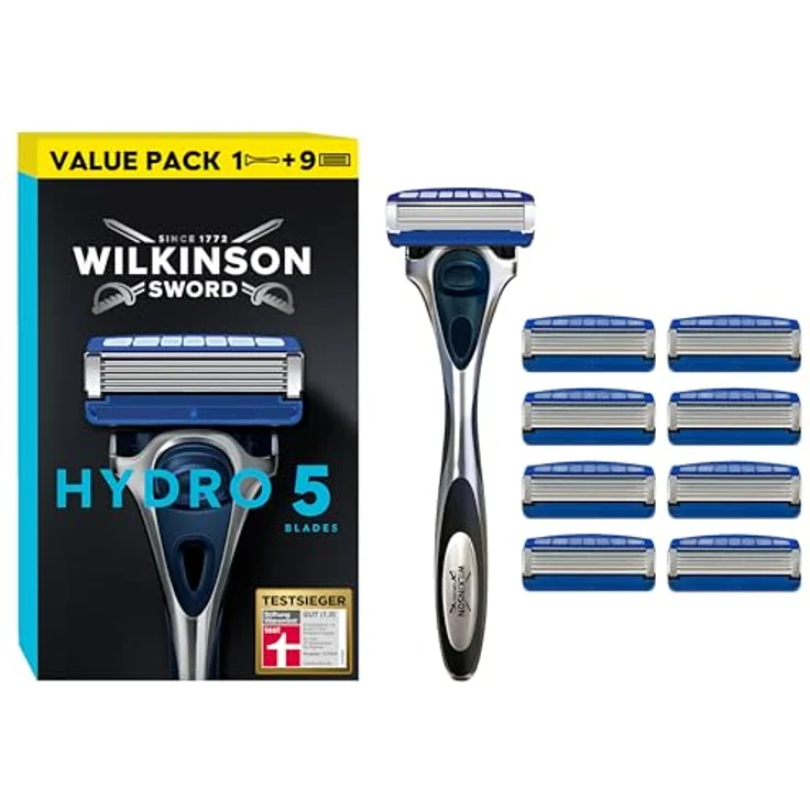 Wilkinson Hydro 5 Skin Protection Regular Rasierer + Ersatzklingen 8 Stück – Bild 2
