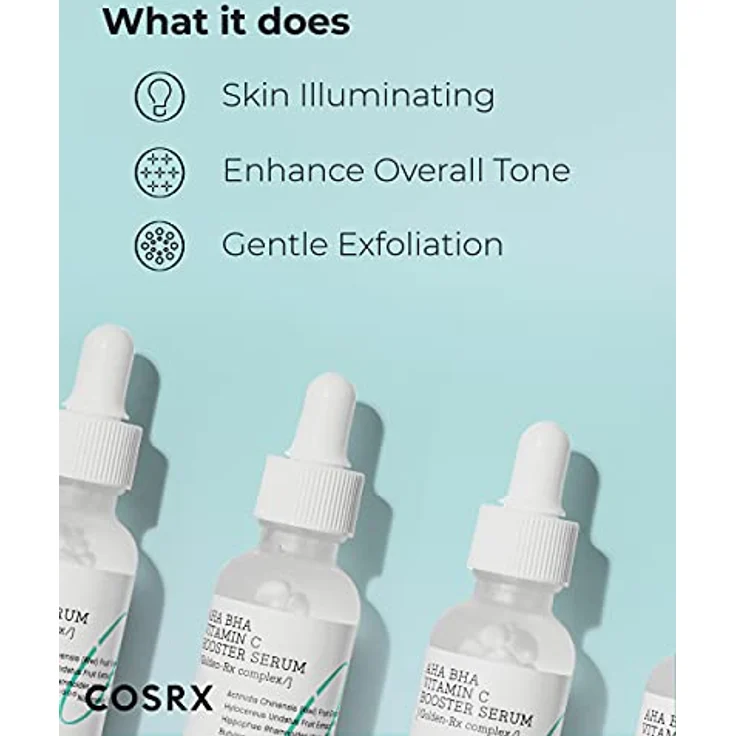 COSRX - Refresh AHA BHA Vitamin C Booster Serum - Erfrischendes Serum mit Säuren und Vitamin C - 30ml – Bild 3