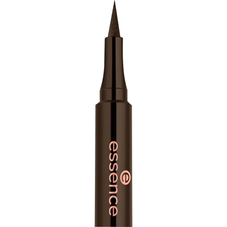 essence Eyeliner Pen, Eyelinerstift 020 Brown, 1.1 ml, liquid & gel, für präzise Linien – Bild 3