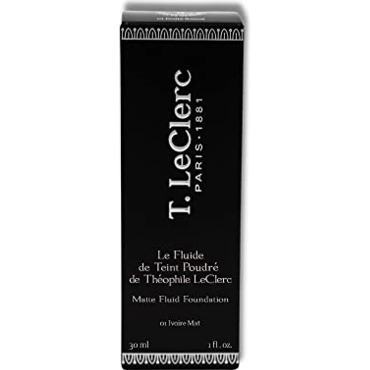 T. LeClerc PARIS 1881 Teintflüssigkeit puderig 03 Sandbeige matt vegan dermatologisch getestet, 55ml – Bild 2