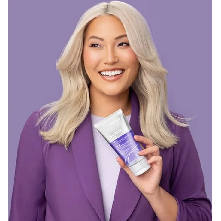 Joico BLONDE LIFE Color Enhancing Masque Violet, Haarmaske mit Hitzeschutz bis 232 °C und Anti-Haarbruch-Formel, 150 ml – Bild 7