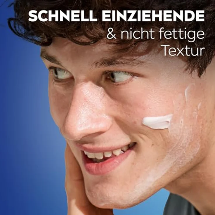 NIVEA MEN Hydrocare Intensive Gesichtspflege Creme, feuchtigkeitsspendende Gesichtscreme mit Aloe Vera und Pro Vitamin B5, 48h Schutz vor Austrocknung, 50 ml – Bild 5