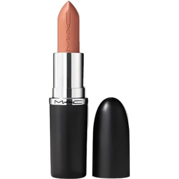 MAC Cosmetics MACximal Sleek Satin Lipstick, cremiger hydratisierender Lippenstift, Farbton Créme d'Nude, 3,5 g