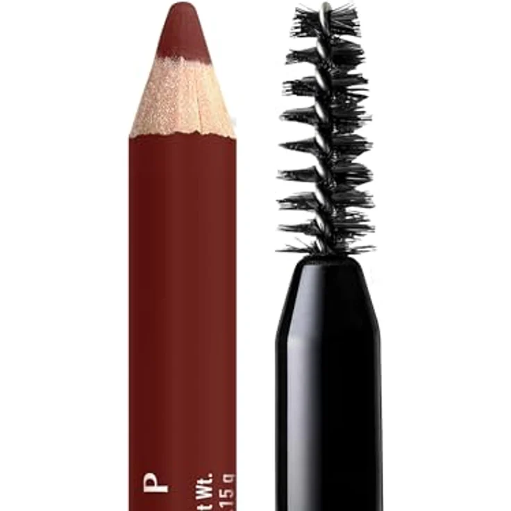 NYX Professional Makeup Powder Louder Augenbrauenstift, vegane Mikrofaser-Formel für definierte Augenbrauen, 1,2 g, 04 Black Cherry – Bild 10