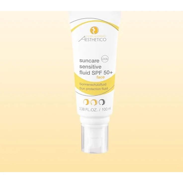 Aesthetico Suncare Sensitive Fluid LSF 50 100 ml – Bild 2