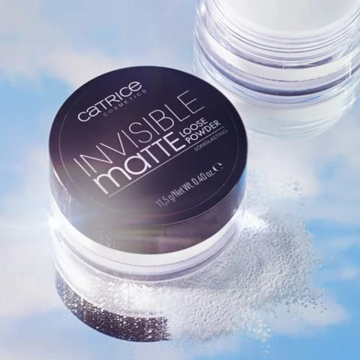 Catrice Invisible Matte Loose Powder, Puder, Nr. 001 Universal, transparent, langanhaltend, weichzeichnend, mattierend, fixierend, glanzabsorbierend, matt, vegan, Nanopartikel frei (11,5g) – Bild 4